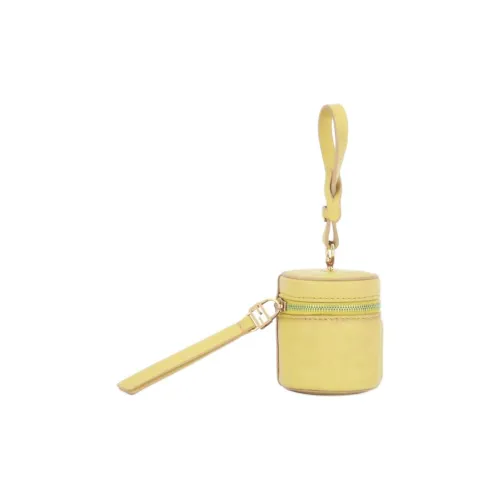 FENDI Baguette Кожа Монетница Женская Желтая