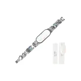 Серебряный-Цветной горный хрусталь Щенок+Регулятор часов+Белый лунный свет Коробка