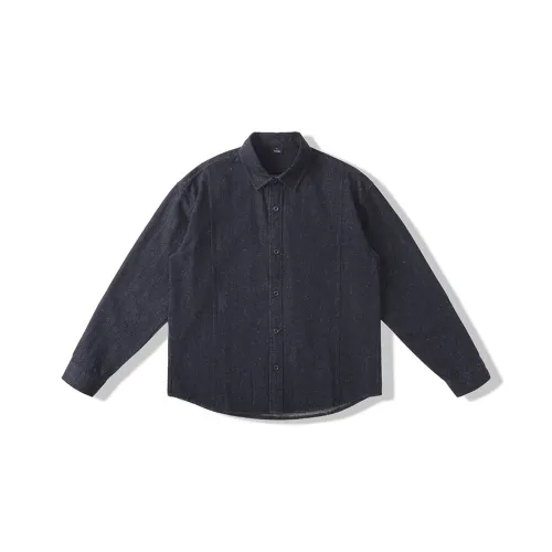 AGBG Linen Blue Unisex Shirts AGBG Льняные Синие Унисекс Рубашки