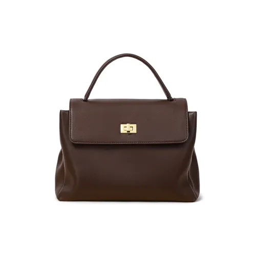 PT'SON Сумка через плечо из коровьей кожи сумка обычная женская шоколадная