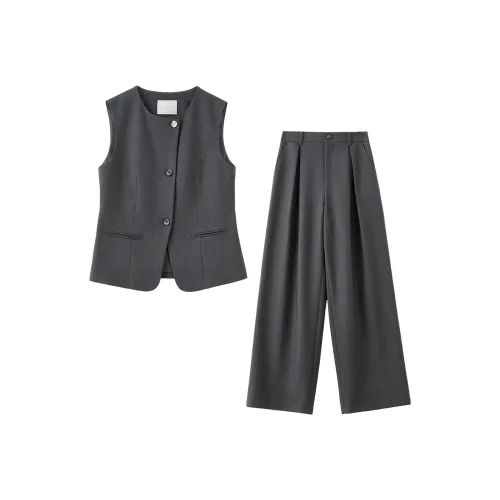 SENTUBILA Carbon Gray Женские Повседневные Костюмы