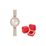 3307-Розовое золото [Коробка с вечными цветами]