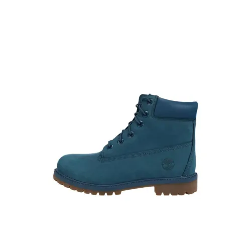 Timberland 6 Inch High Топ Детские ботинки Синий Детский