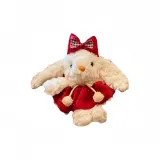 Милый красный кролик подвеска