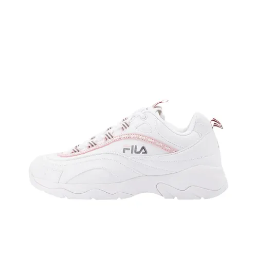 FILA Ray Repeat массивные кроссовки женские розовые белые