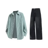 Лесной зеленый + Дымчатый черный