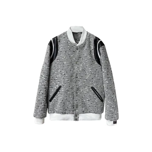 QIJIJIEQU Белый Унисекс Куртки