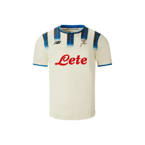 New Balance FW25 Atalanta BC Гостевой Короткий Рукав Джерси Футбол Джерси Мужской