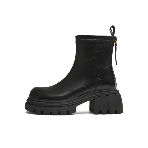 teenmix Корейский стиль Уличные ботинки Ботильоны 6 см Женские