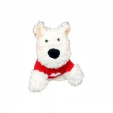 Красный топ с белым сердцем