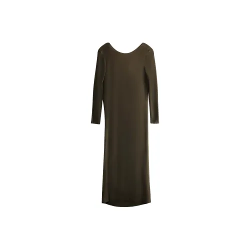 UMA WANG Длинное платье с длинными рукавами женское