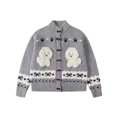 ACJL Корейский стиль Мягкий и Милый Petite Анти-Аджинг Трикотажная ткань Кардиган Женские