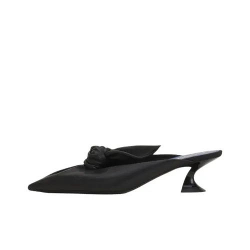 Lanvin Домашние тапочки 5 см Женские Черные