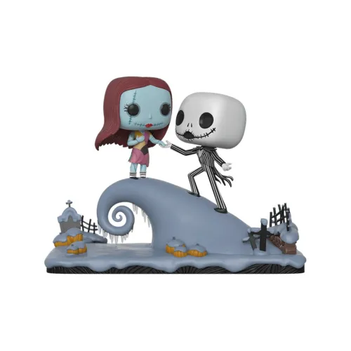 Funko Джек и Sally Walk Hand In Hand Under The Moon Чиби Люксовые Фигурки