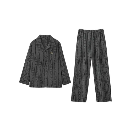 MADALLO Серый Мужской Пижамный Комплект