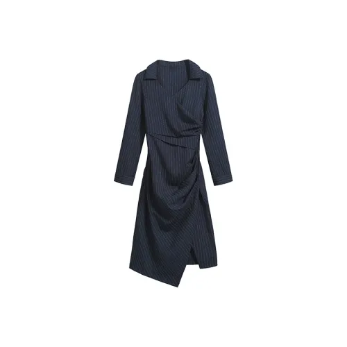 JOPPTI Женские Длинные Платья с Длинными Рукавами