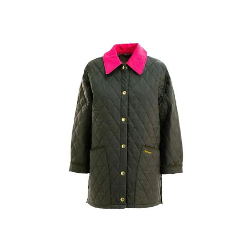 BARBOUR Женское пальто оливково-зеленого цвета