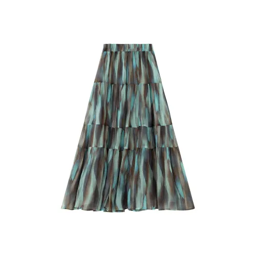 SOON FLOWER Повседневная длинная юбка для женщин