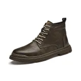 Коричневый с флисовой подкладкой