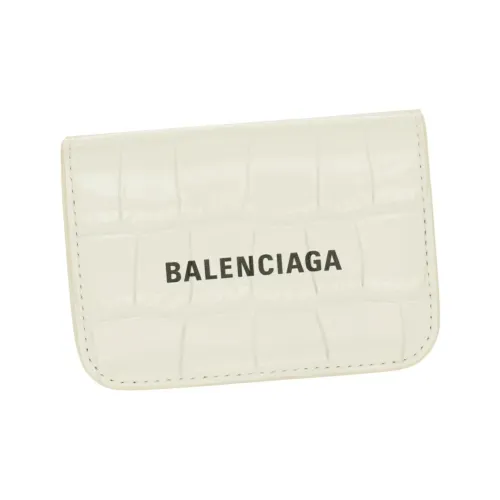 Balenciaga Кожа Кошелек Мини Женские Белые