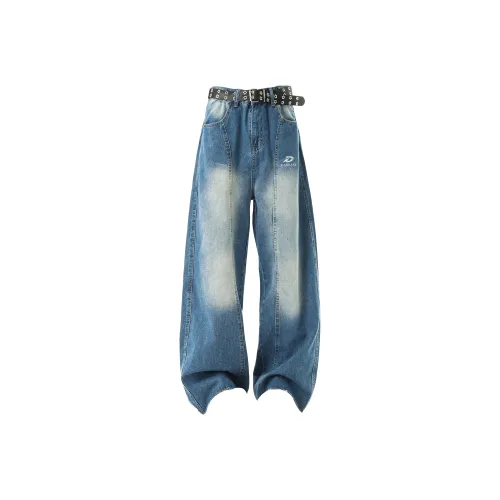 DAREASY Blue Unisex Jeans DAREASY Синий Унисекс Джинсы