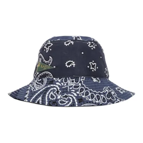 KENZO 100% хлопок Bucket Hats Unisex Синий