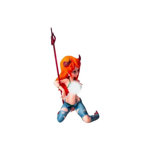 Bandai BUSTERCALL Ограниченная серия фигурок в стиле Chibi "Злобная Нами"