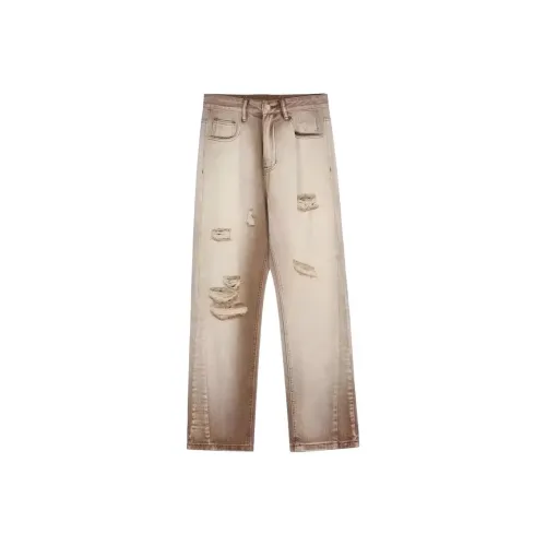 GEOGRE ALEX Хаки Мужские Джинсы