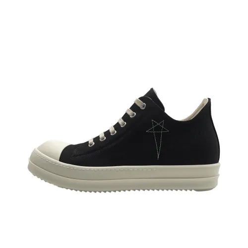 Rick Owens DRKSHDW Низкие кроссовки для скейтбординга Женские Черные
