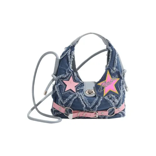 Bywhich Denim Сумка через плечо Женская Синяя