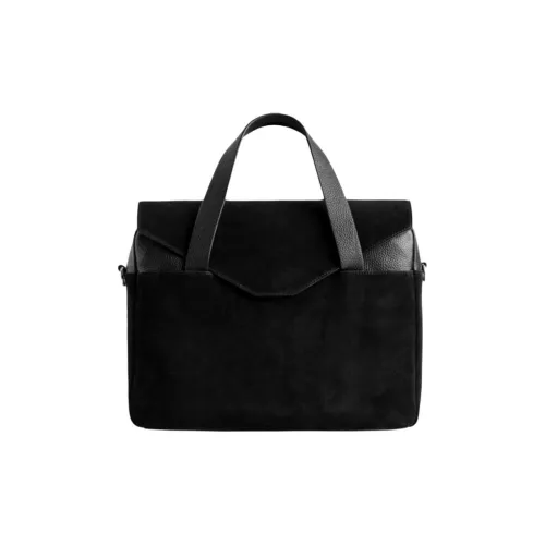 COS Замша Сумка через плечо Сумка Мужская Черная