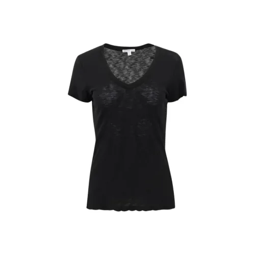 JAMES PERSE Черные Женские T-рубашки