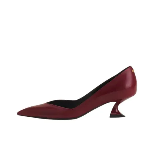 Lanvin Midnight STEP Нестандартный каблук Высокие каблуки 5 см Женские Красный