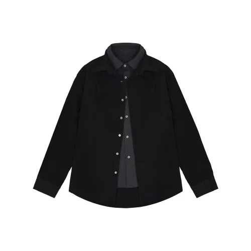 S123 Черные Мужские Рубашки