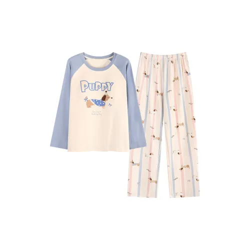 MADALLO Синий Женский Пижамный Комплект