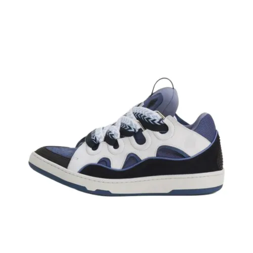 Lanvin Curb Low Топ Скейтборд Кроссовки Унисекс Синий