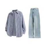 Матовый черный + Светло-синий