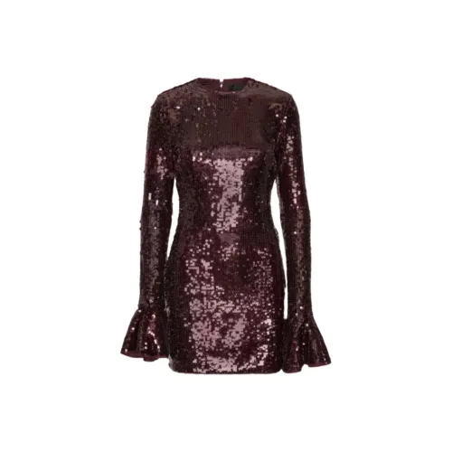 Rotate Длинное Платье с Длинными Рукавами Женское