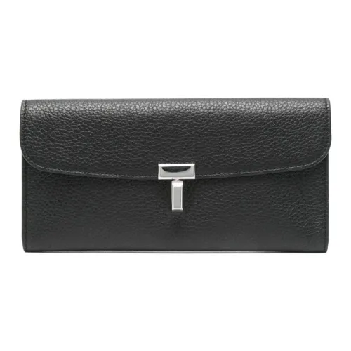 TOTEME T Lock Телячья кожа Кошелек Женские Черный