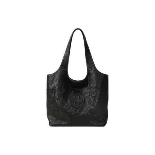 CASSILE Сумка через плечо из коровьей кожи большая женская черная