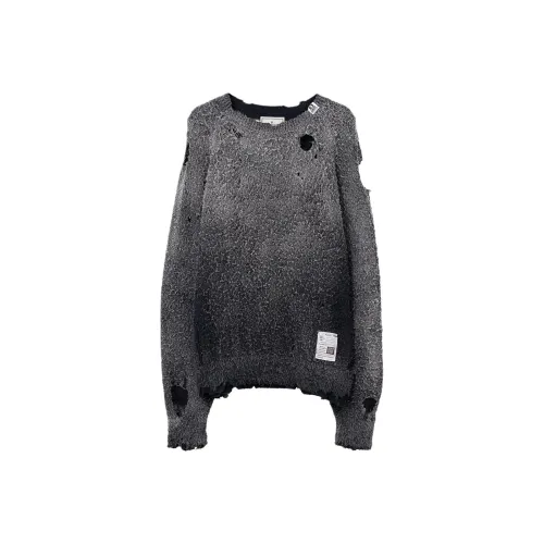 Maison Mihara Yasuhiro FW25 Sun Выцветший LIKE KNIT Sweater Трикотаж Мужской