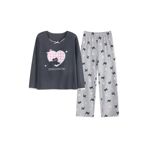 MADALLO Серый Женский Пижамный Комплект