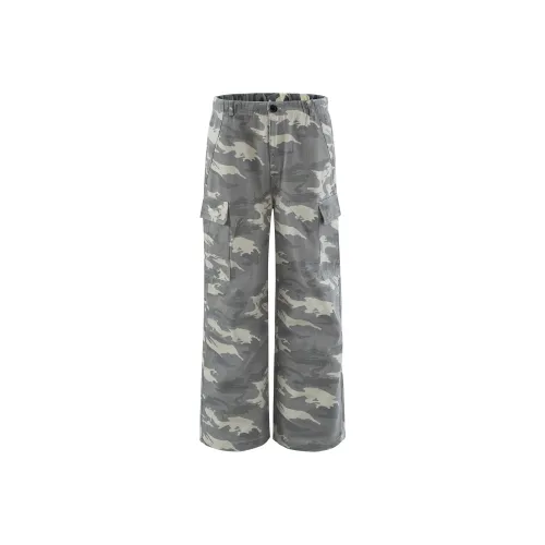 GBXM Камуфляж Унисекс Карго Брюки