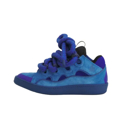 Lanvin Curb Low Топ Скейтборд Кроссовки Унисекс Синий