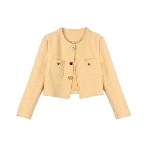 Devanro Chicken Yellow Женское короткое пальто