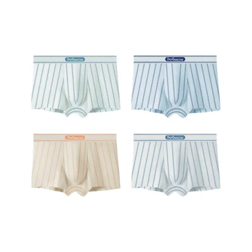 MIIOW Морозно-зеленый Полосы Лунный свет Синий Полосы Груша Желтый Полосы Звезда Синие Полосы Мужские Боксеры