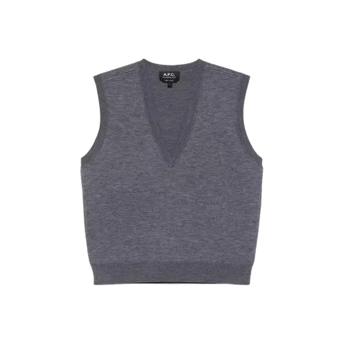 A.P.C. Joint Paragraph Серый Женские Майки