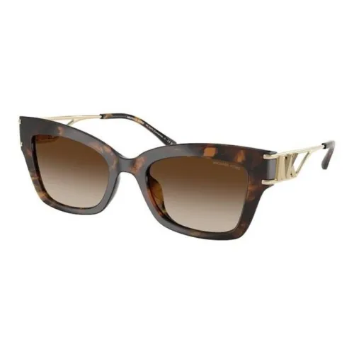 MICHAEL KORS Литье под давлением Металл Квадрат Солнцезащитные очки Женские Темный Черепаховый