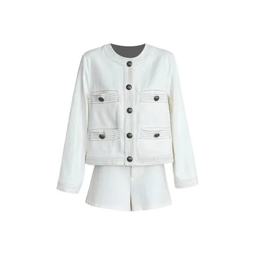 COVER TIME Белый Женские Куртки