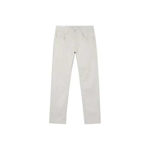 GANT 109 Белый Серый Мужские Джинсы